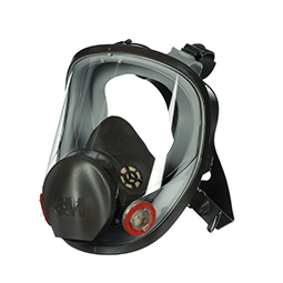 3M 6800 Full-Face Respirator ? Dual Cartridge, P100